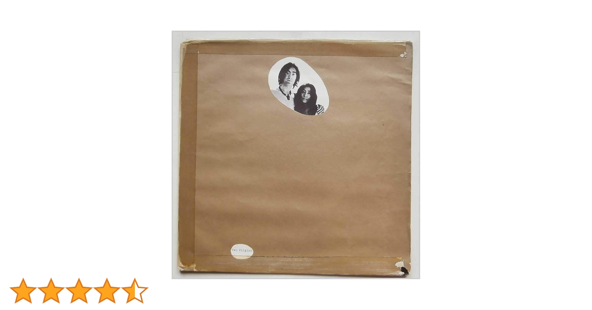 Amazon.co.jp: Unfinished Music No. 1: Two Virgins [LP